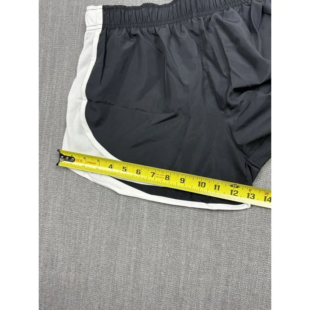 Nike Dri-FIT Women’s Running Shorts Black White Lined Size Medium NWT